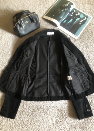 Французький натуральний оксамит (велюр) приталений піджак jean barro, р. xs-s-м, ідеальний стан2 фото