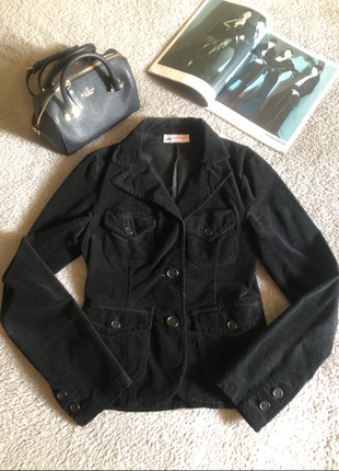 Французский натуральный бархат (велюр) приталенный пиджак jean barro, р. xs-s-м, идеальное состояние