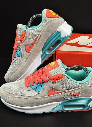 👟кроссовки женские nike air max 90 gray👟