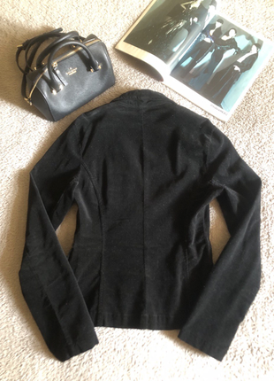 Французький натуральний оксамит (велюр) приталений піджак jean barro, р. xs-s-м, ідеальний стан6 фото