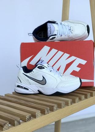 Мужские кроссовки nike air monarch white 40-42-43-44-455 фото