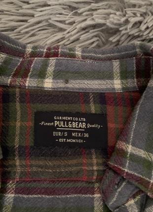 Рубашка в клетку pull &amp; bear2 фото