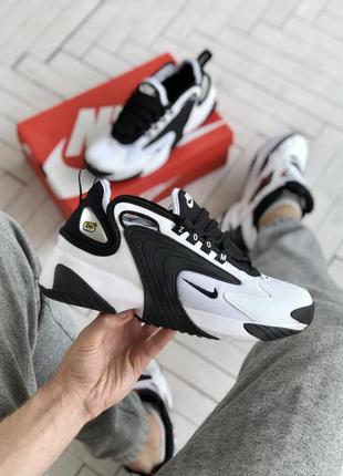 Мужские кроссовки nike air zoom 2k black white 40-41-42-43-44-45