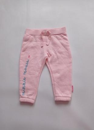 Disney. тёплые штаны на баечке. 74 размер