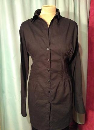 Рубашка-блуза женская черная pool by stattrop4 фото