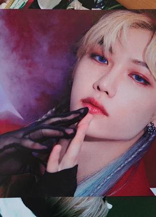 Постер феликс stray kids стрей кидз а3