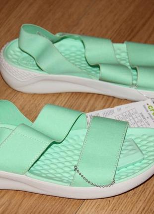 Женские босоножки crocs literide stretch sandal w6, w7, w8 крокс оригинал!4 фото