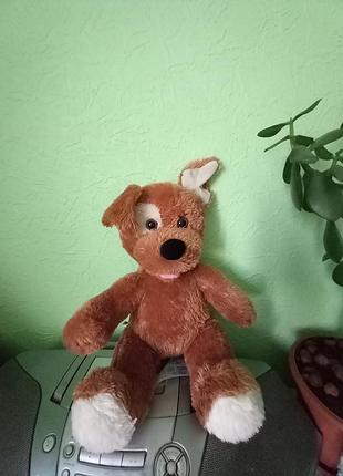 Игрушка мягкая собака.