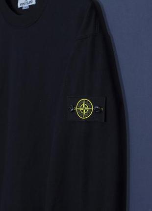 Толстовка черная stone island4 фото