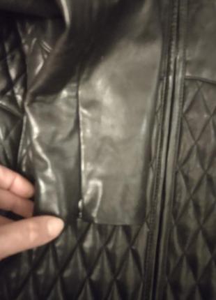 Кожаная куртка пиджак6 фото
