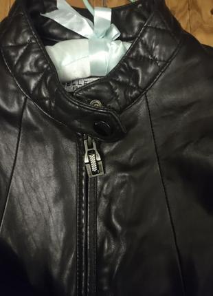 Кожаная куртка пиджак7 фото