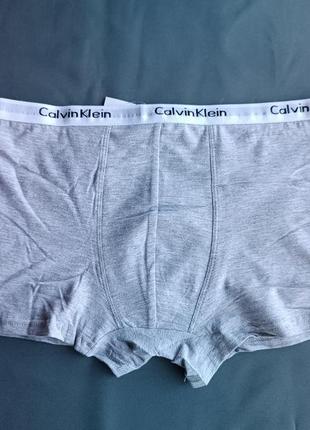 Мужские серые трусы calvin klein1 фото