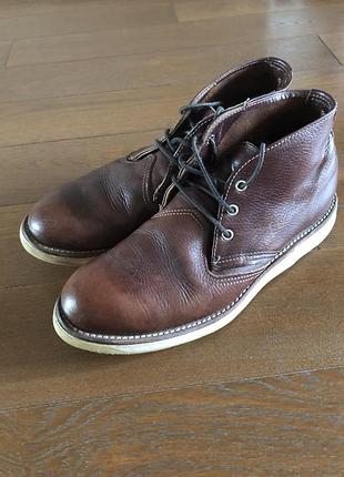 Мужские кожаные ботинки red wing