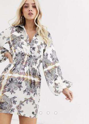 Атласное платье prettylittlething 3