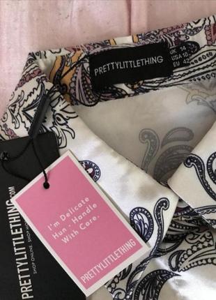 Атласное платье prettylittlething 2