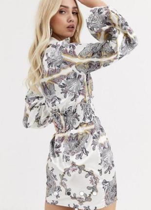 Атласное платье prettylittlething 5