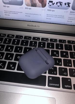 Чехол silicone case для airpods (airpods 2)5 фото