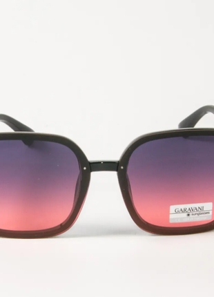 Окуляри жіночі сонцезахисні квадратні фіолетово-рожеві