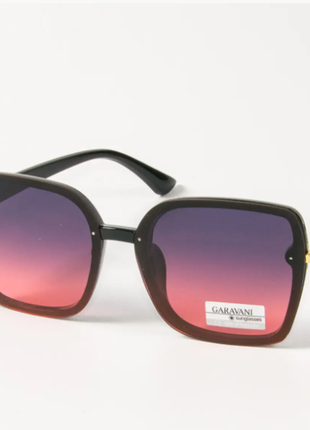 Очки женские солнцезащитные квадратные фиолетово-розовые2 фото