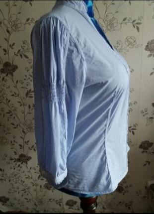 Zara стильная модная блузка с пышными рукавами5 фото