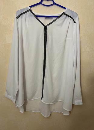 Балталл стильная легкая белая блуза блузка белая рубашка-рубашка
