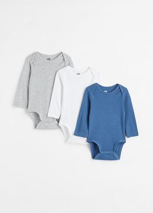 Боді на довгий рукав h&m р.68-86