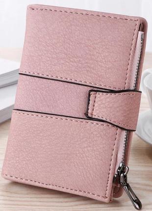 Forever young новий добротний ідеальний рожевий гаманець з заклепками в стилі ретро2 фото