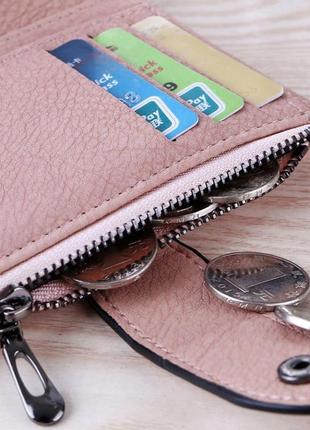 Forever young новий добротний ідеальний рожевий гаманець з заклепками в стилі ретро10 фото