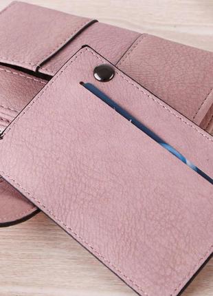 Forever young новий добротний ідеальний рожевий гаманець з заклепками в стилі ретро5 фото