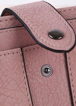 Forever young новий добротний ідеальний рожевий гаманець з заклепками в стилі ретро4 фото