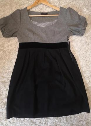 Платье-туника 100% шерсть