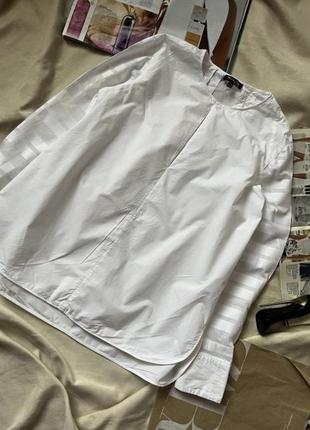 Брендова біла сорочка , блуза , блузка від massimo dutti
