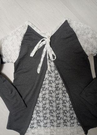 Шикарная, стильная блуза с ажурной спинкой5 фото