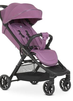 Прогулянкова коляска el camino orion me 1084 оріон dark gray lavender