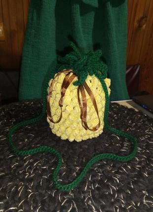 Сумочка ананас 🍍 для дівчинки1 фото