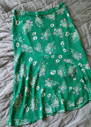 Ярко зеленая юбка jake.s 38размер1 фото