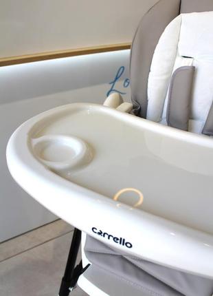 Стільчик для годування carrello stella crl-9503, shell grey