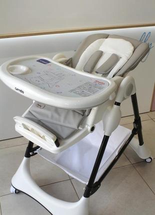 Стільчик для годування carrello stella crl-9503, shell grey