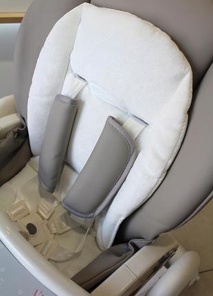 Стільчик для годування carrello stella crl-9503, shell grey