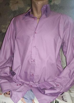 Рубашка мужская розовая ager3 фото
