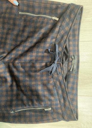 Базові демісезонні штани брюки джогери у клітинку твідові кежуальні scotch&soda5 фото