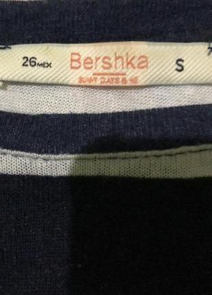 Стильная/модная/брендовая футболка bershka/в крупную полоску3 фото