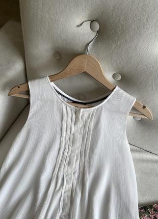 Молочна шифонова блузка3 фото