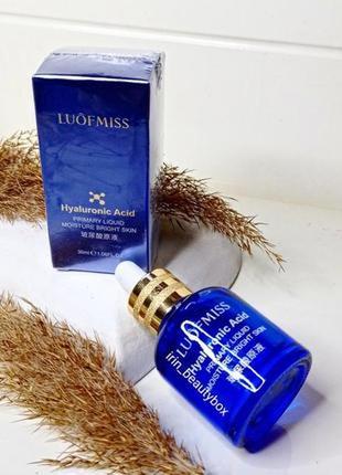 Сироватка для обличчя luofmiss hyaluronic acid з гіалуроновою кислотою 30ml2 фото