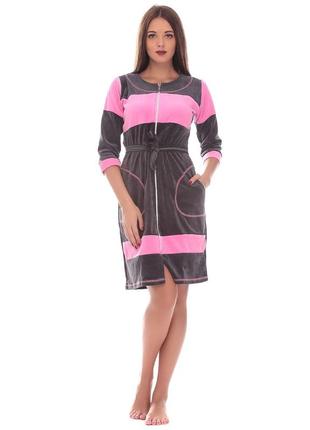 Халати велюрові  , розміри 52-58