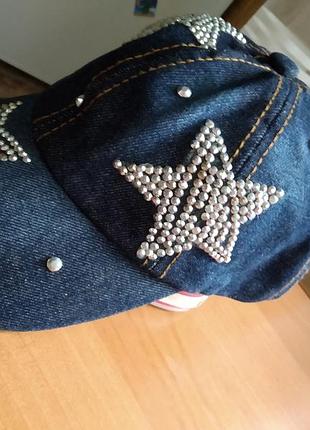 Крутая кепка для девочки 3-4 года