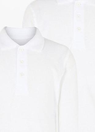 Шкільна сорочка-поло з довгим рукавом george2 фото