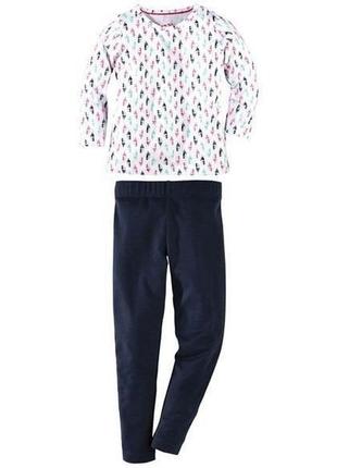Домашний костюм, детская пижама на девочку lupilu германия