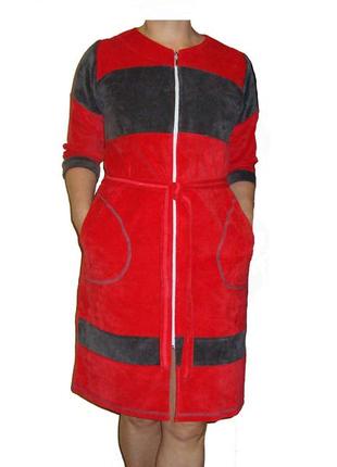 Халати велюрові , розміри 52-54