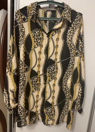 Блуза, рубашка, размеры 60-62